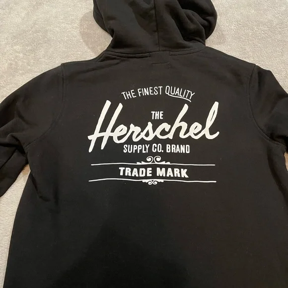 Herschel Hooded Sweatshirt Small - Picture 2 of 2